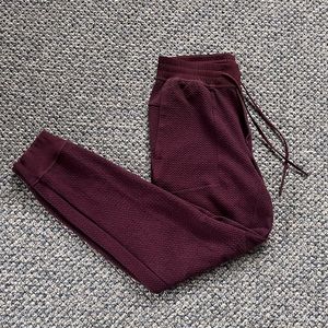 Lululemon At Ease Maroon Joggers